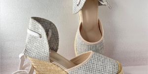 Jute Ropes Leather Ladies Heel