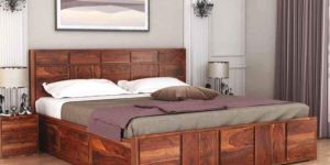Modern Wooden Double Bed