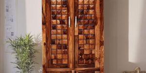Sheesham Wooden Diamond Wardrobe