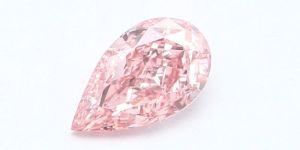 Pink Pear Shaped Diamond