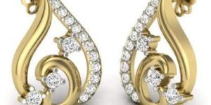 18Kt Gold Lab Grown Diamond Designer Earrings