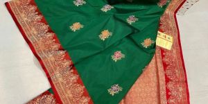 Meenadar Boota Border Silk Saree