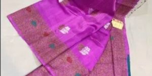 Meenedaar Buta Handloom Pure Raw Silk Saree