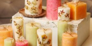 Decorative Pillar Candle