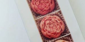 Peony Flower Shaped Scented Candle