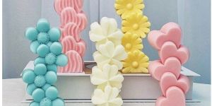 Soy Wax Multicolor Pillar Candle