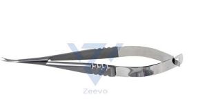 Stainless Steel Vannas Straight Scissor