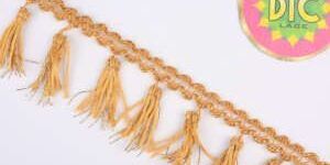 Gold and Metallic Fringe Lace