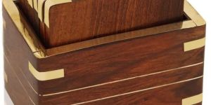 Wooden Reversible Tea Coaster