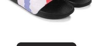 4029 Black Printed Men Slider