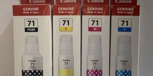 Canon GI-71 Bottle, Set OF 4 Color / Black, Cyan, Yellow, Magenta