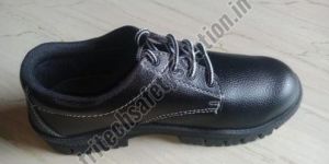 Synthetic Leather Black Industrial Safety Shoes