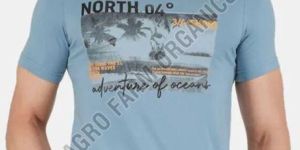 Cotton Men Printed T Shirt
