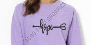 Fleece Pullover Women Printed Sweatshirt