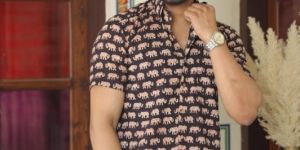 Men Cotton Printed Shirt