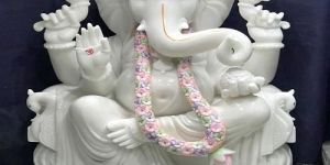 Handmade Marble Ganesha Statue