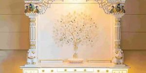 White Glorious Carved Marble Temple