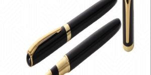 Black And Golden Metal Premium Pen