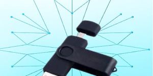 Plastic Swivel Type Otg Pen Drive