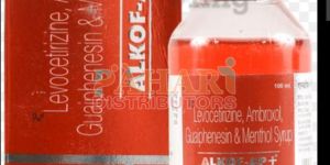Alkof Ap Plus Ambroxol Guaifenesin Levocetirizine Menthol Syrup