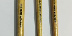 White Synthetic Tin Ferrule Artist Brush