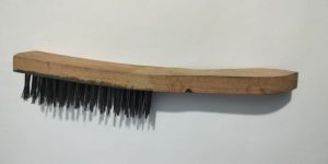 Wooden Handle Wire Brush