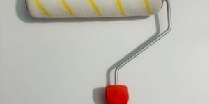 White & Yellow Line Paint Roller