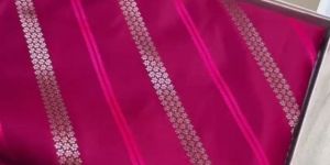 Mashru Silk Saree with Floral Zari