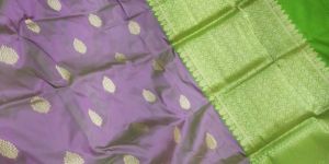 pure handloom katan silk kadhwa buta weaved saree