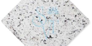 Indian Ornamental White Granite Slab