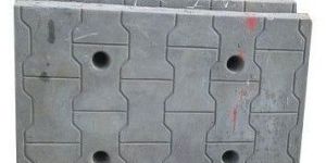 Gray Concrete Manhole Cover