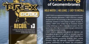 T Rex Gold HDPE Geomembrane Sheet