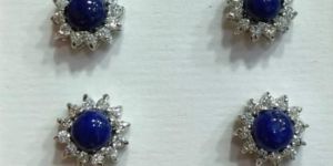 925 Sterling Silver Stone Beads Ladies Earrings