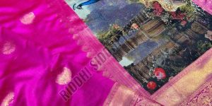 RST-007 Ladies Bigger Rich 3D Weaving Pallu Banarasi Katan Silk Saree