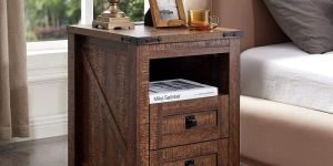 Stylish Wooden Bedside Table