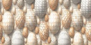 Textured Sphere Glossy Floor Tile