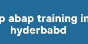 sap abap training with certification support