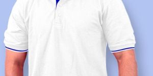 Mens Cotton Polo T Shirt with Tipping