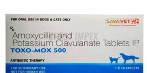 Toxo Mox 500mg Amoxycilin Potassium Clavulanate Tablets