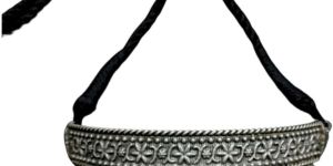 Antique Style Oxidised Brass Choker