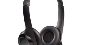 Black Wired Edge HD Voice USB Headset