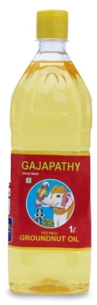 Gajapathy Groundnut Oil (1 Ltr. Bottle)