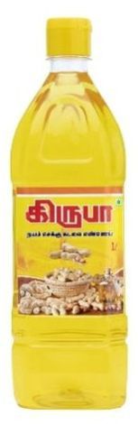Kirubha Chekku Groundnut Oil (1 Ltr. Bottle)