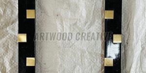 Black Golden Rectangle Resin Photo Frame