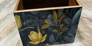 Printed Wooden Cutlery Holder