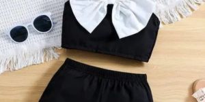 Black Girls Kids Short Top Set