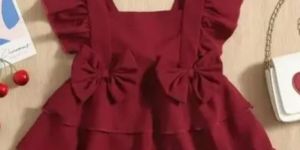 fancy baby girls short frock