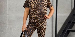 Girl Graphic T Shirt Pant Set