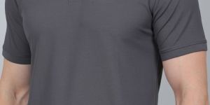 stretchable matty polo polyester t shirt