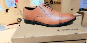 Tan off Leather Shoes